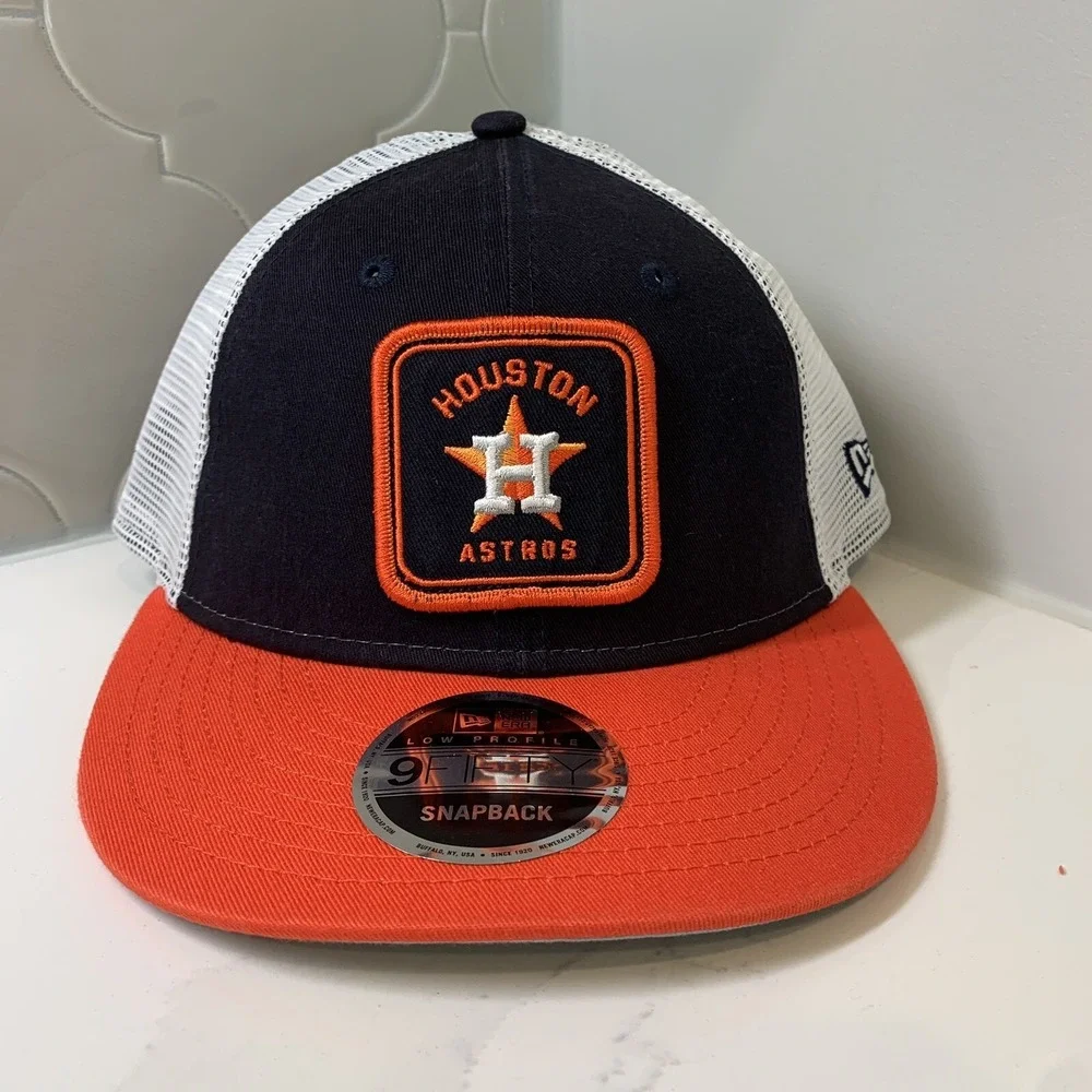 Houston Astros New Era 9FIFTY Low Profile Squared Adjustable Snapback Hat OSFM